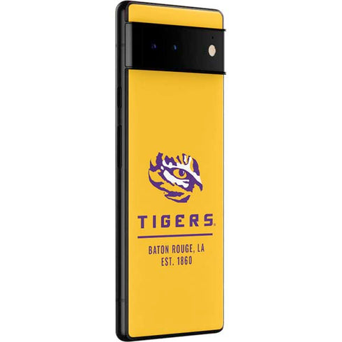Louisiana State University - LSU Tigers Baton Rouge Yellow Google Pixel 6 Skin